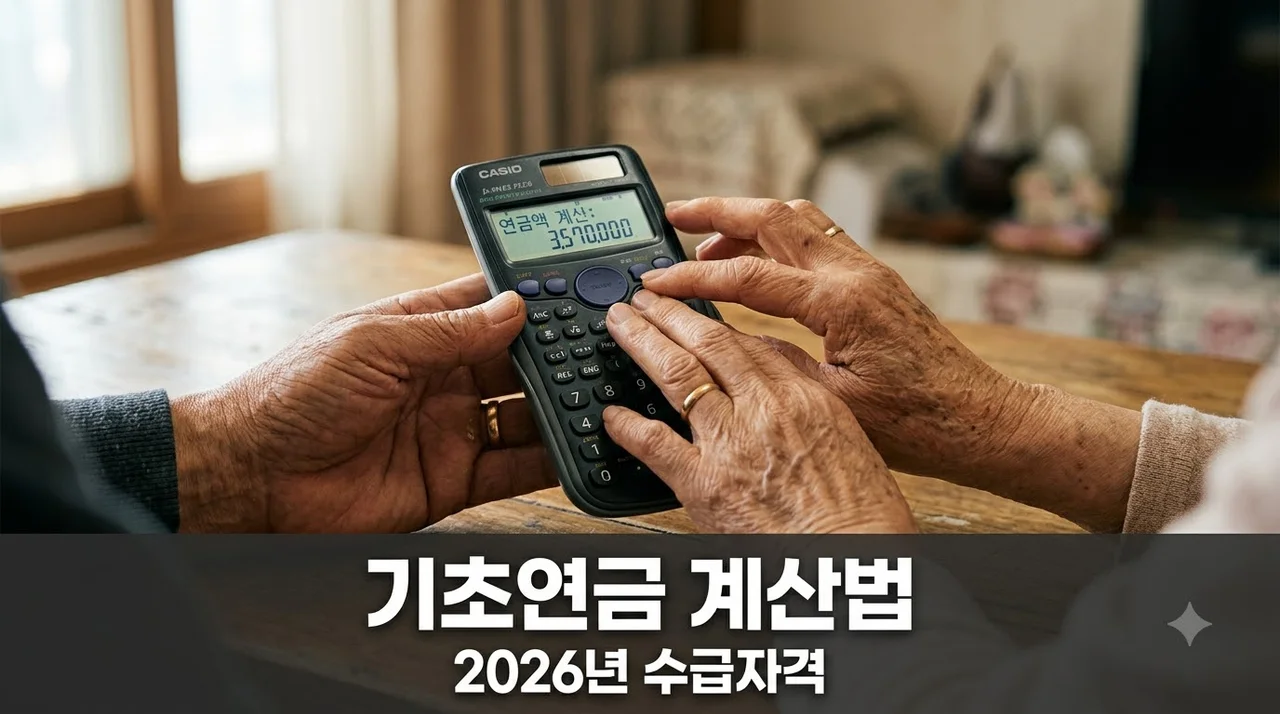 기초연금 수급자격 2026년 최신 소득인정액 계산법 완벽 가이드