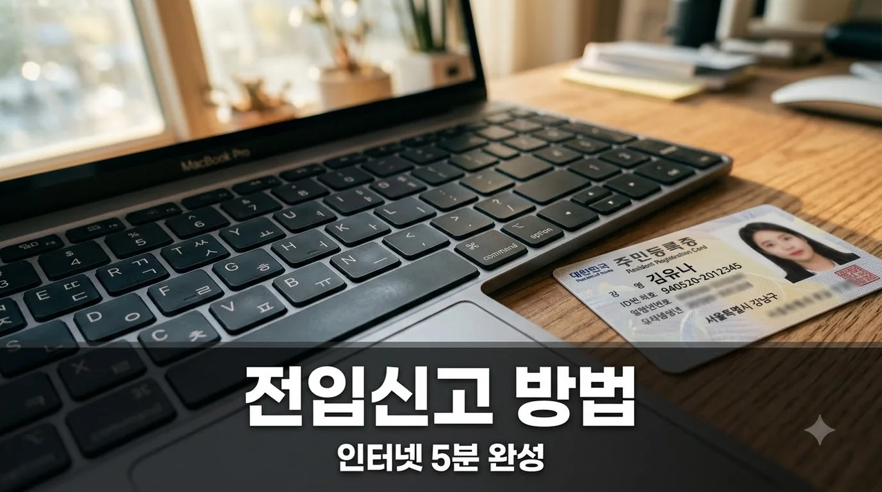 전입신고 인터넷으로 하는 방법 준비물 주의사항 5분 정리