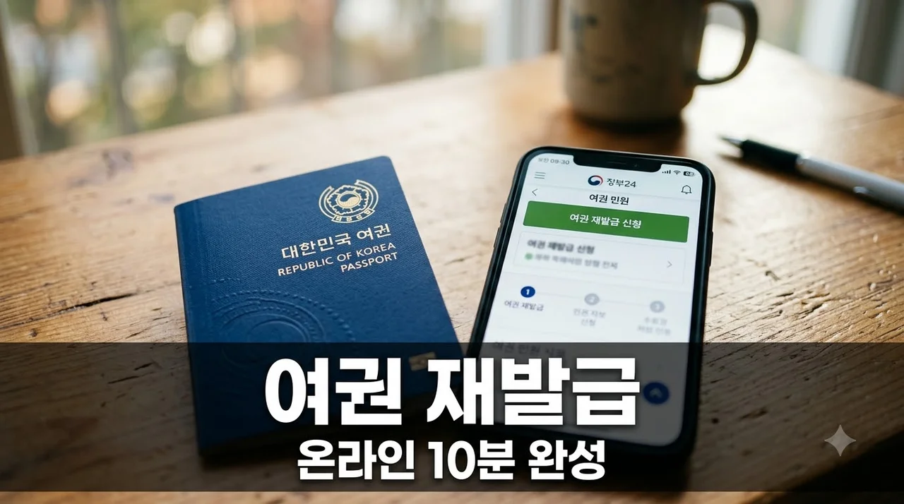 여권 재발급 준비물 및 온라인 신청 방법 (2026 최신 가이드)