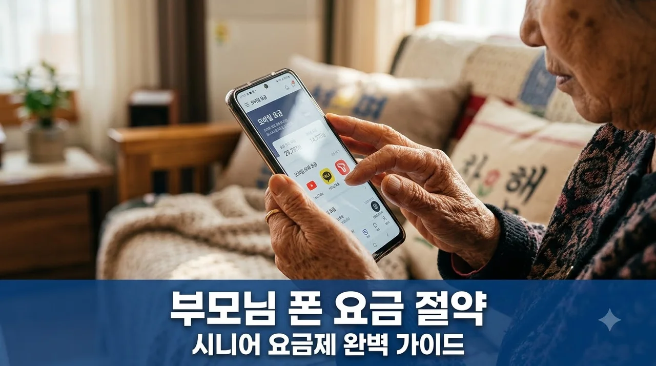 시니어 요금제 비교 및 부모님 휴대폰 요금 절약하는 방법 5가지