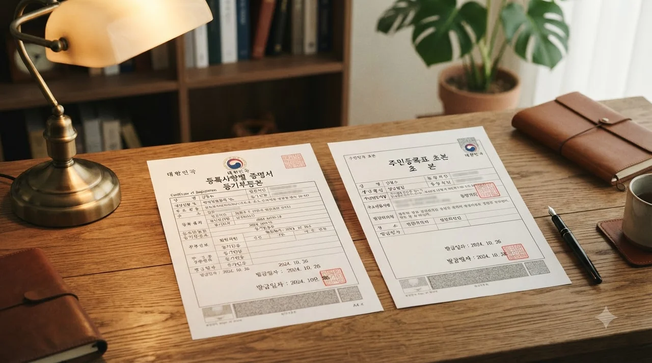 등본 vs 초본, 어떤 차이가 있을까요?