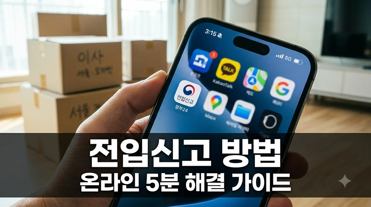 전입신고 하는 방법 인터넷·방문 신청 완벽 가이드 (2026 최신)