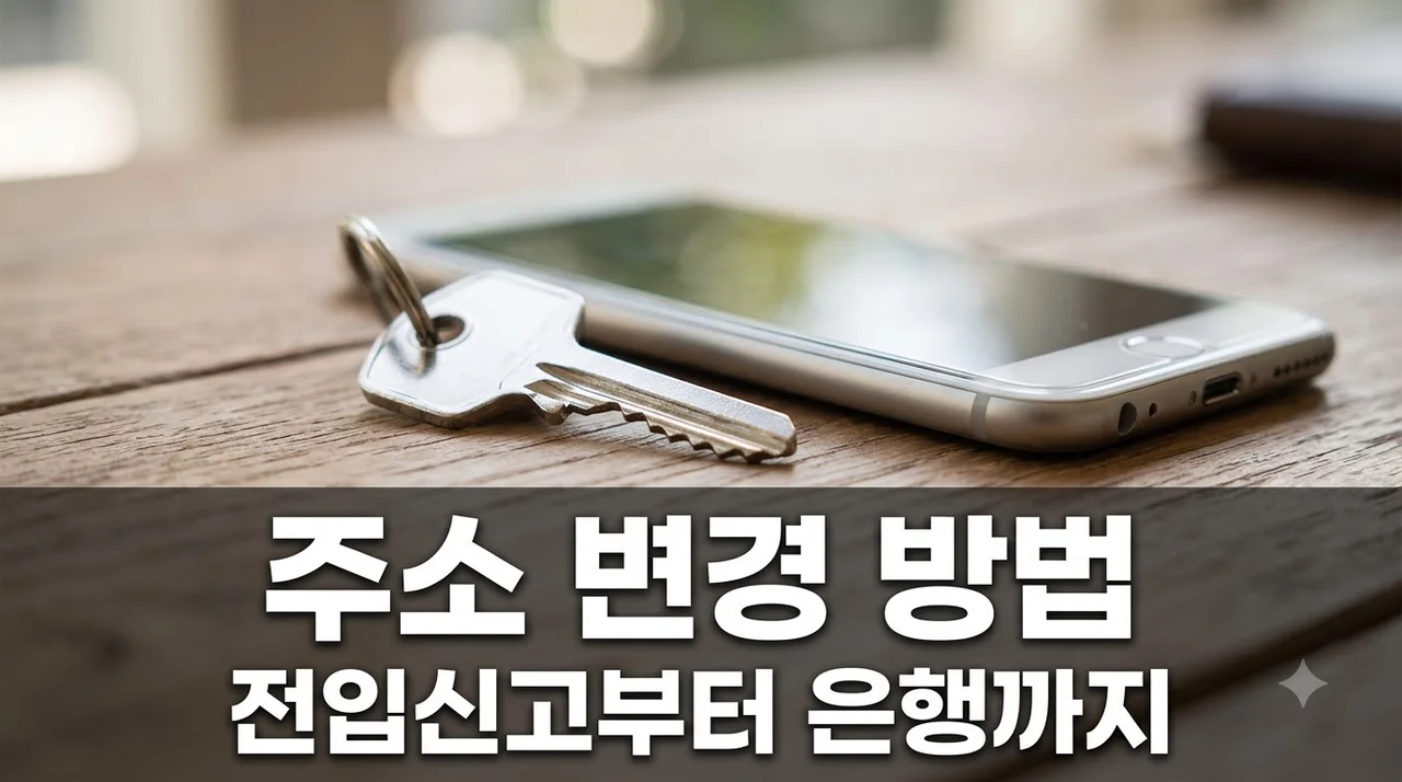 주소 변경 신고 방법: 전입신고부터 금융권 일괄 변경까지 총정리