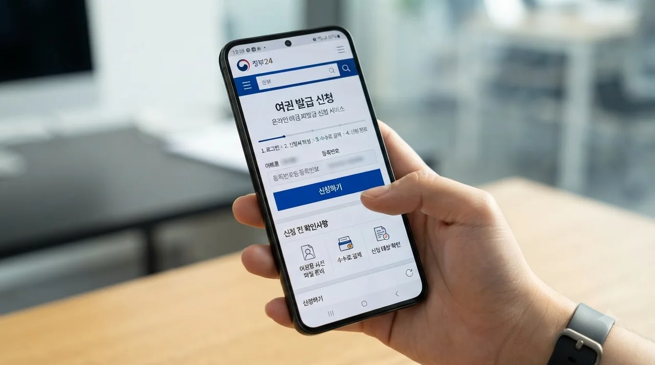 정부24를 활용한 온라인 재발급 5단계 절차