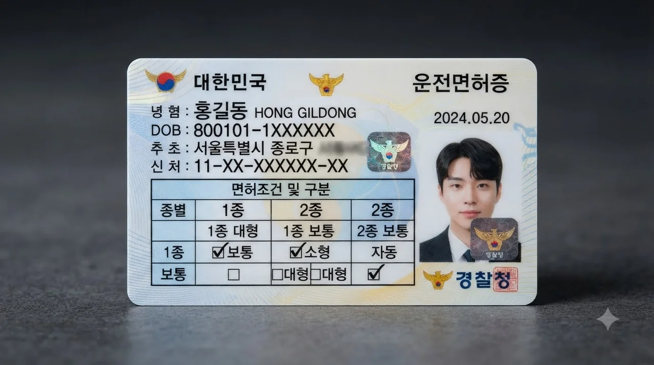 1종 vs 2종 면허 갱신 조건 및 수수료 비교
