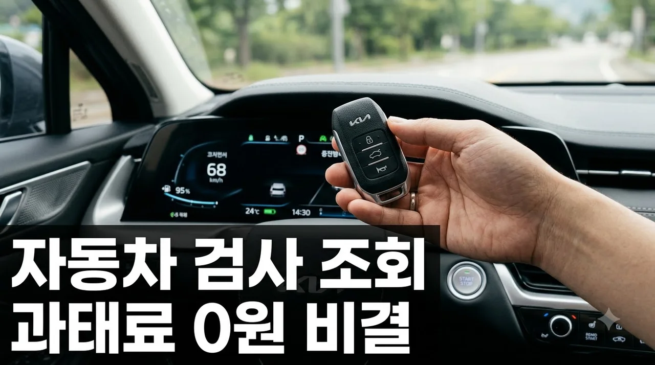자동차 검사 기간 확인 방법: 과태료 피하는 1분 조회 팁