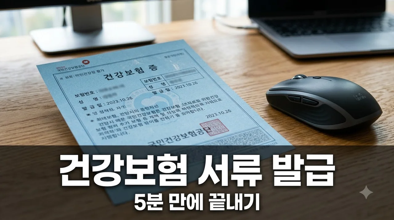 건강보험 자격득실확인서 발급 방법 5가지 (PC·모바일·무인기 완벽 정리)