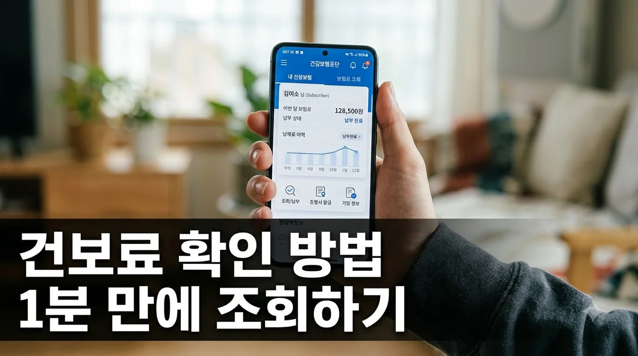 건강보험료 확인 방법 3분 만에 조회하기 (2026 최신 가이드)