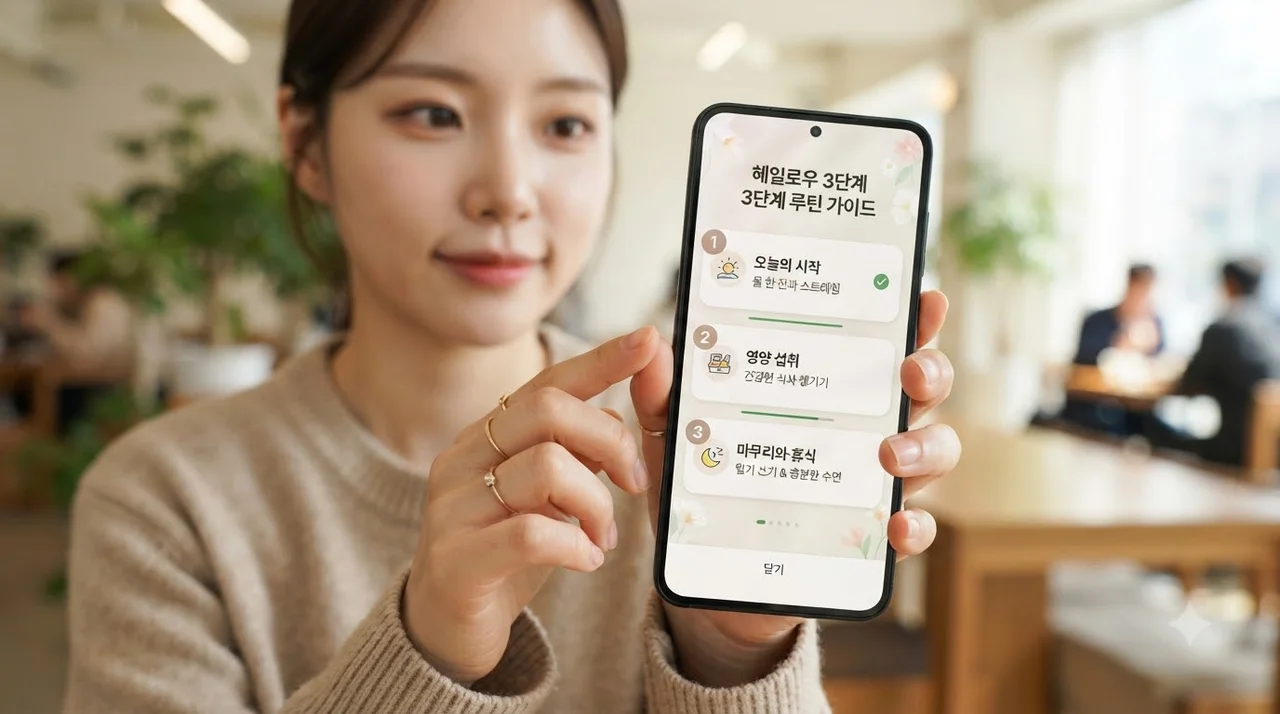 모바일 앱 'The 건강보험'으로 실시간 조회하는 순서