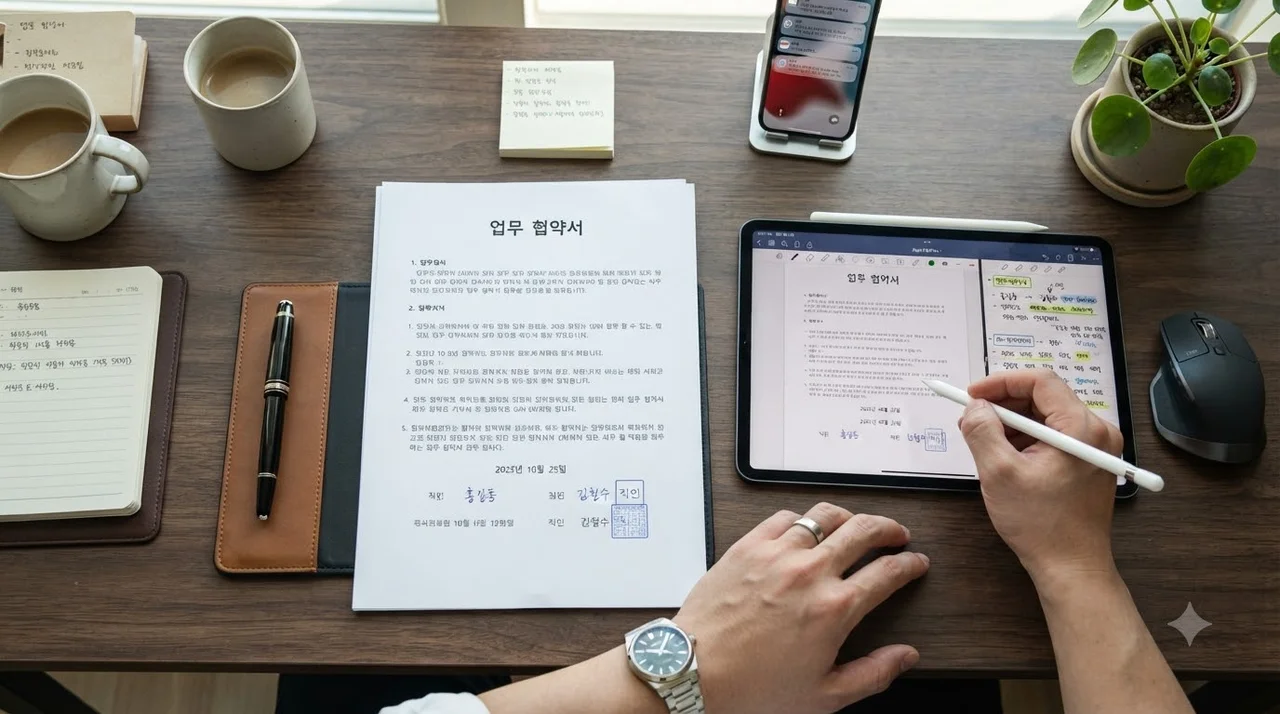 증명서 발급 및 PDF 저장 시 필수 체크리스트