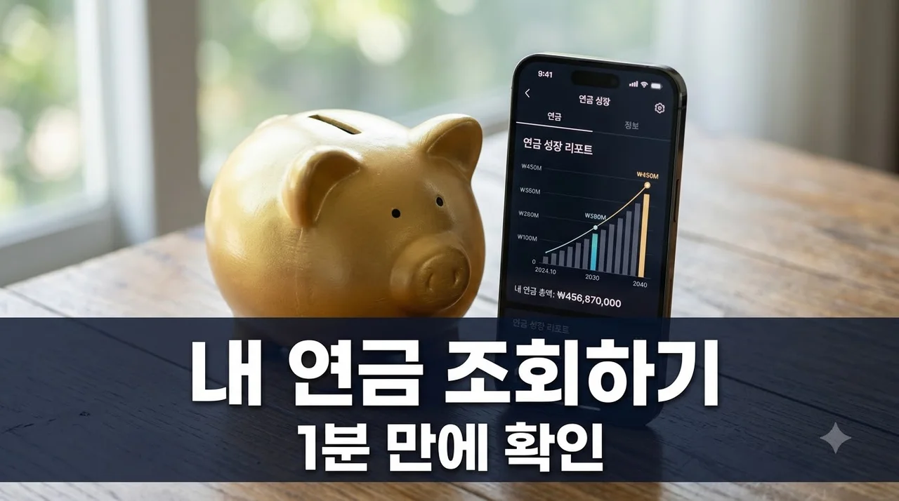 국민연금 예상수령액 조회 방법: 1분 만에 내 연금 확인하기